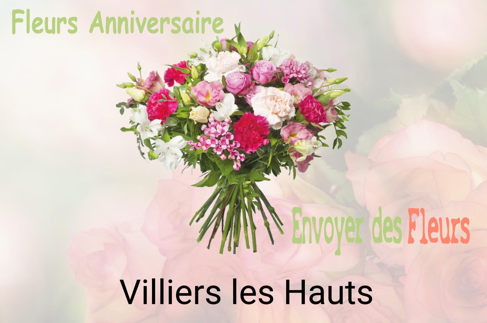Bouquet de fleurs d’anniversaire livré à Villiers-les-Hauts